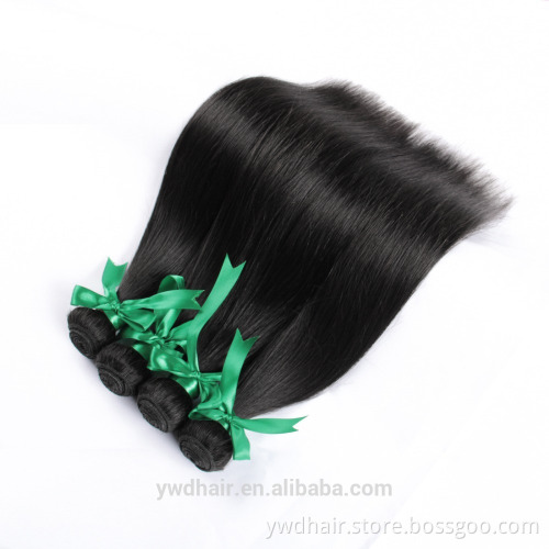 10-26 inch Grade 7A Virgin Hair cheap brazilian hair weave bundles Silky straight Human Hair